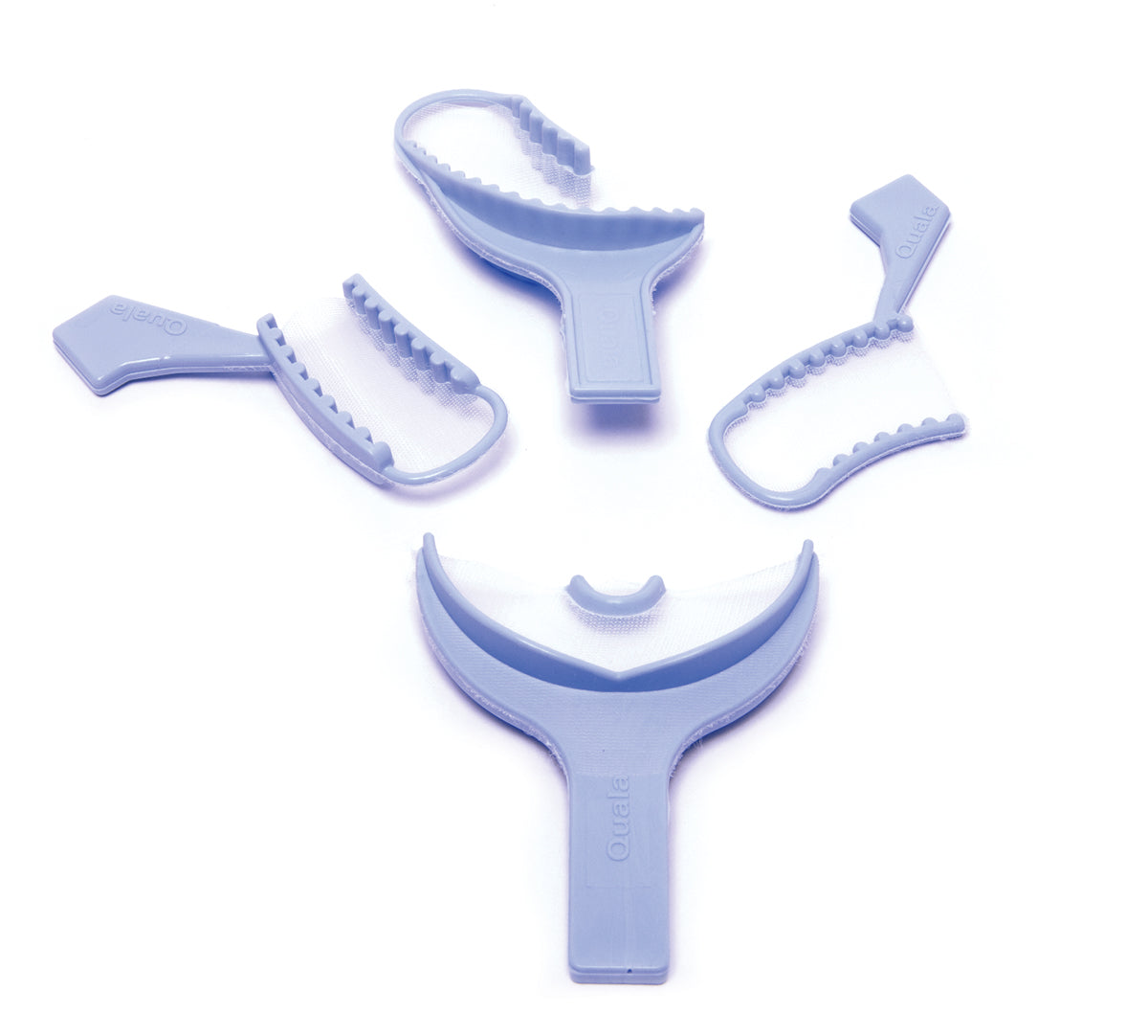 Quala QBT2010 Dental Bite Trays Anterior Plastic Tray with Mesh 35/Pk Quala QBT2010 Dental Bite Trays Anterior Plastic Tray with Mesh 35/Pk